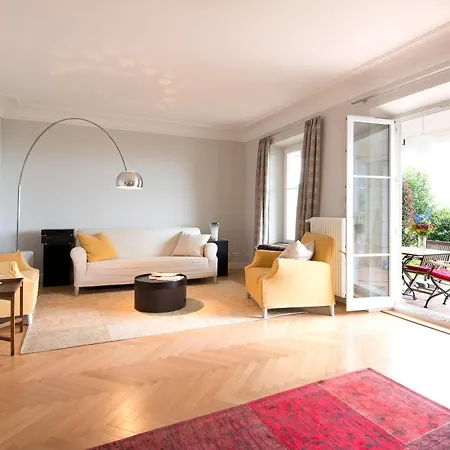 公寓 Hoyerberg - Besondere Villen-wohnung Mit Garten Und Ausblick *